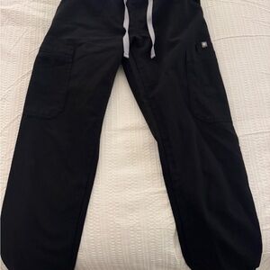 Black Jogger Pants with Drawstring